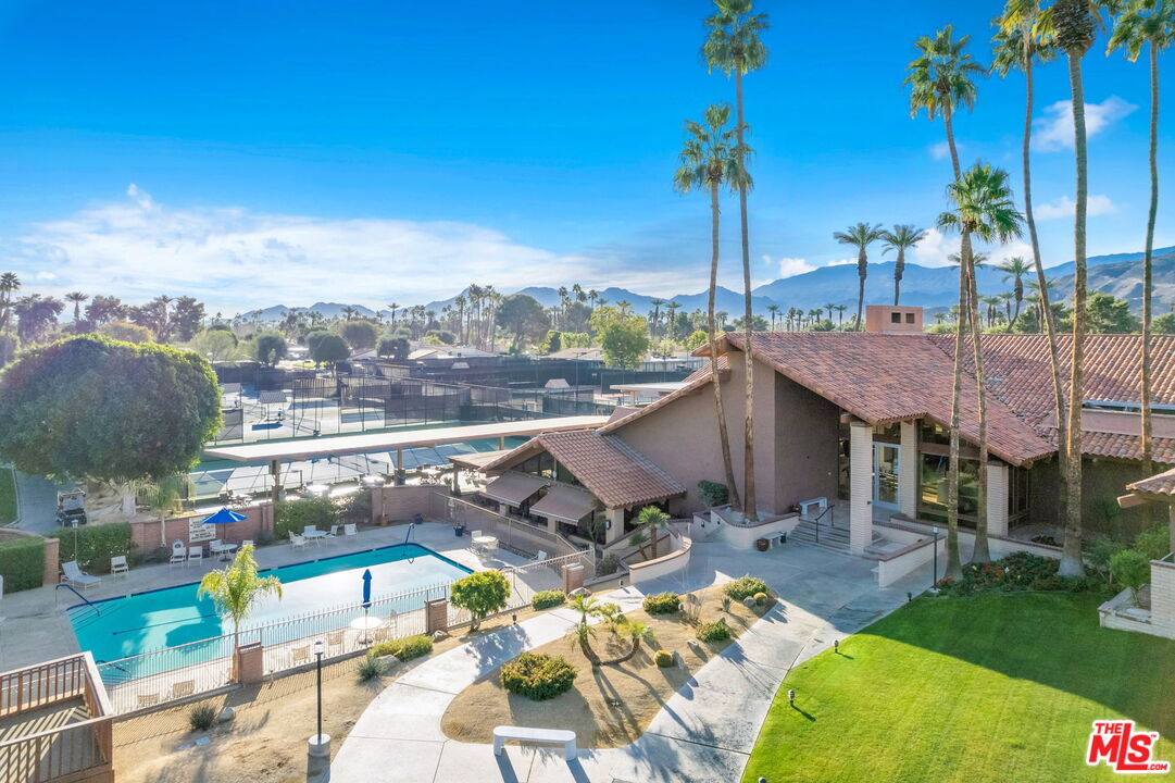 60 La Ronda Drive Rancho Mirage, CA 92270 - Photo 30 of 57 a view of a terrace with sitting area