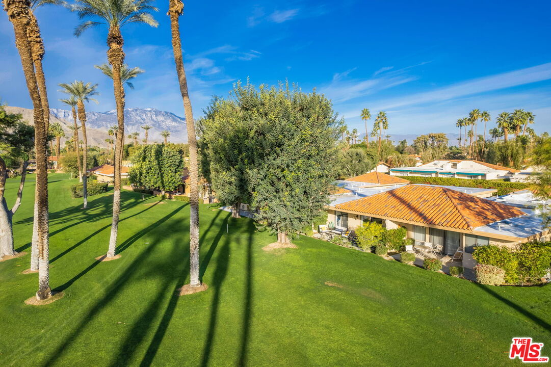 60 La Ronda Drive Rancho Mirage, CA 92270 - Photo 53 of 57 a view of an outdoor space and a swimming pool