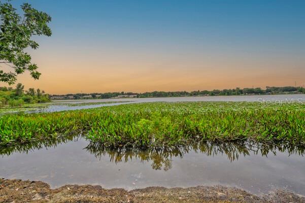 1502 Lake Buckeye Road, Unit 2 Winter Haven, FL 33881 - Photo 45 of 47 a view of a lake with a big yard