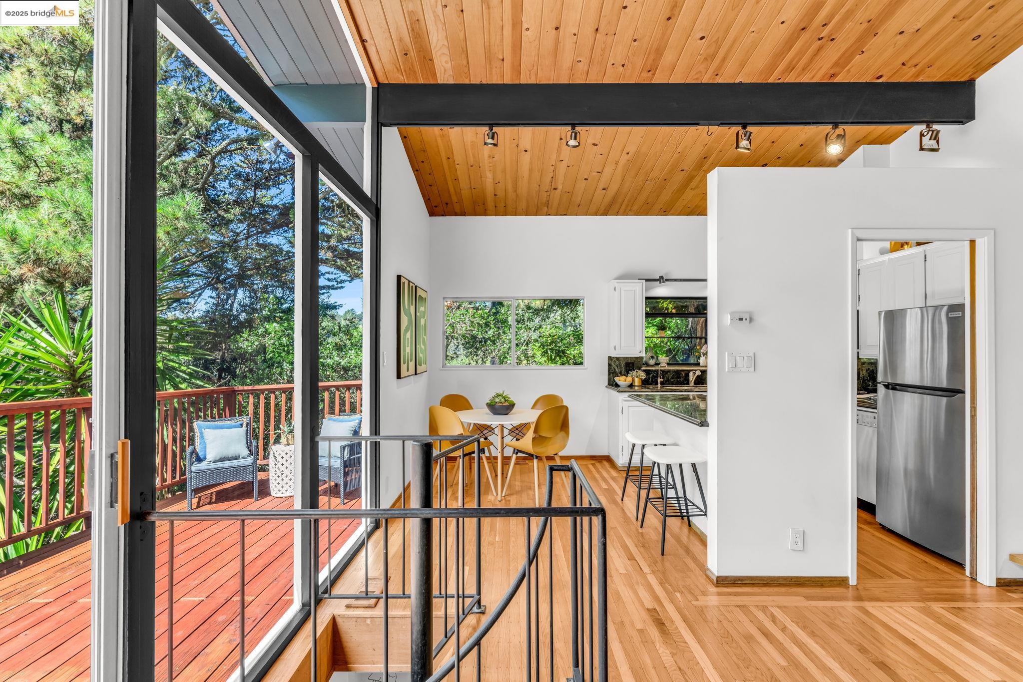 2211 Arrowhead Drive Oakland, CA 94611 - Photo 21 of 52 Sunroom featuring track lighting