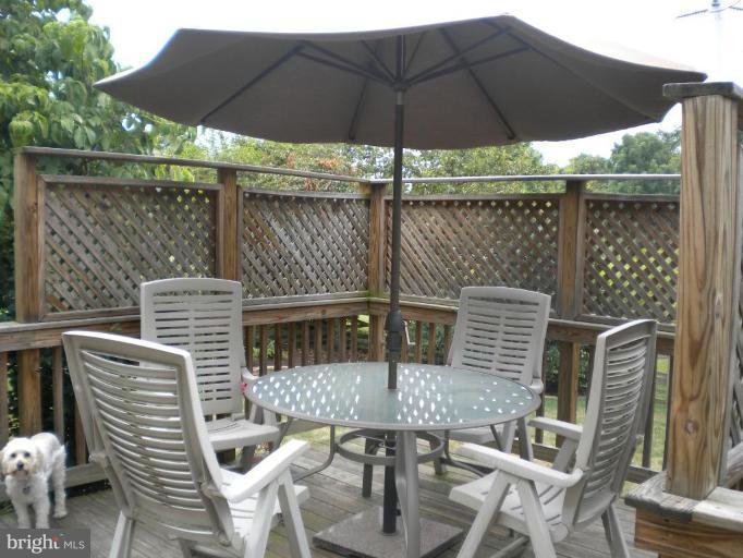 13711 Springhaven Drive Chantilly, VA 20151 - Photo 17 of 22 custom deck with stairs leading to fenced yard