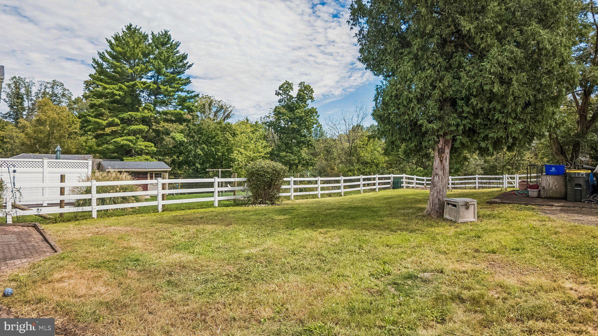 3131 Bedminster Road Ottsville, PA 18942 - Photo 38 of 43 Fully fenced backyard