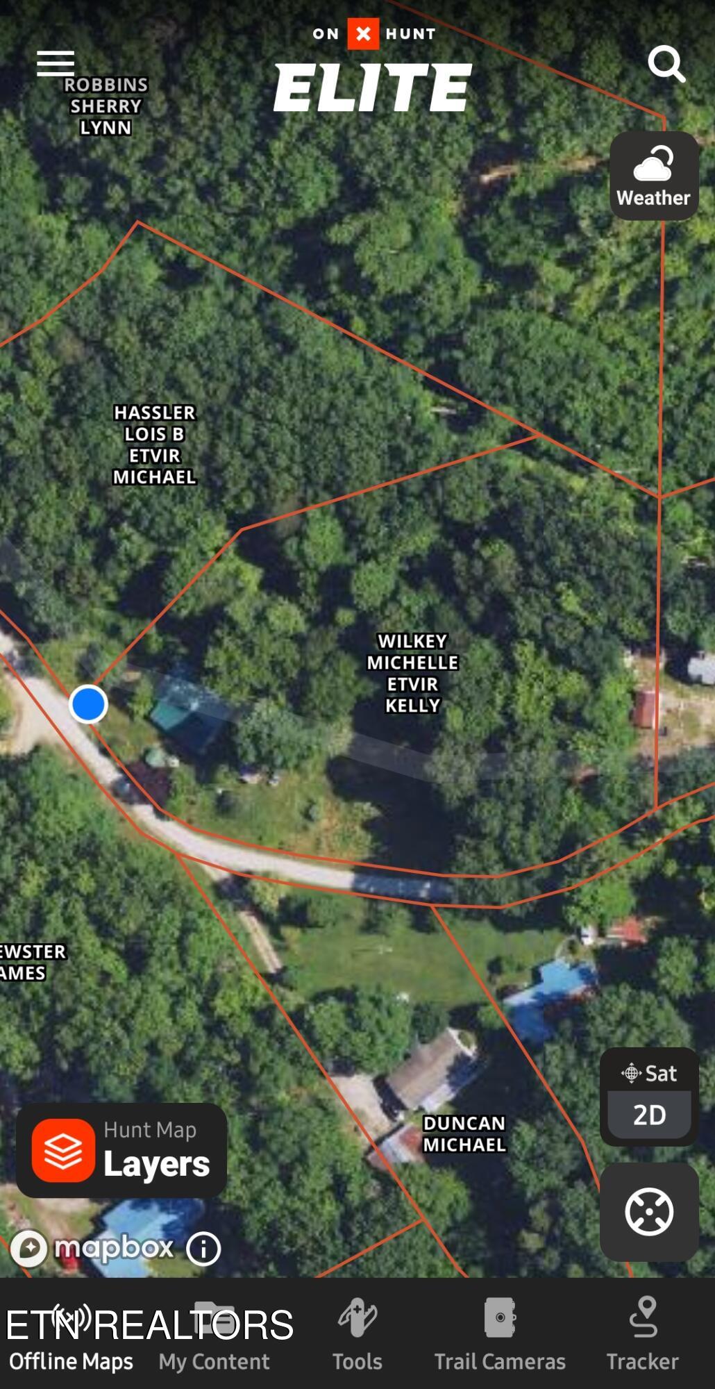 229 Obis Bowling Road Robbins, TN 37852 - Photo 26 of 26 Screenshot_20250619_201753_onX Hunt