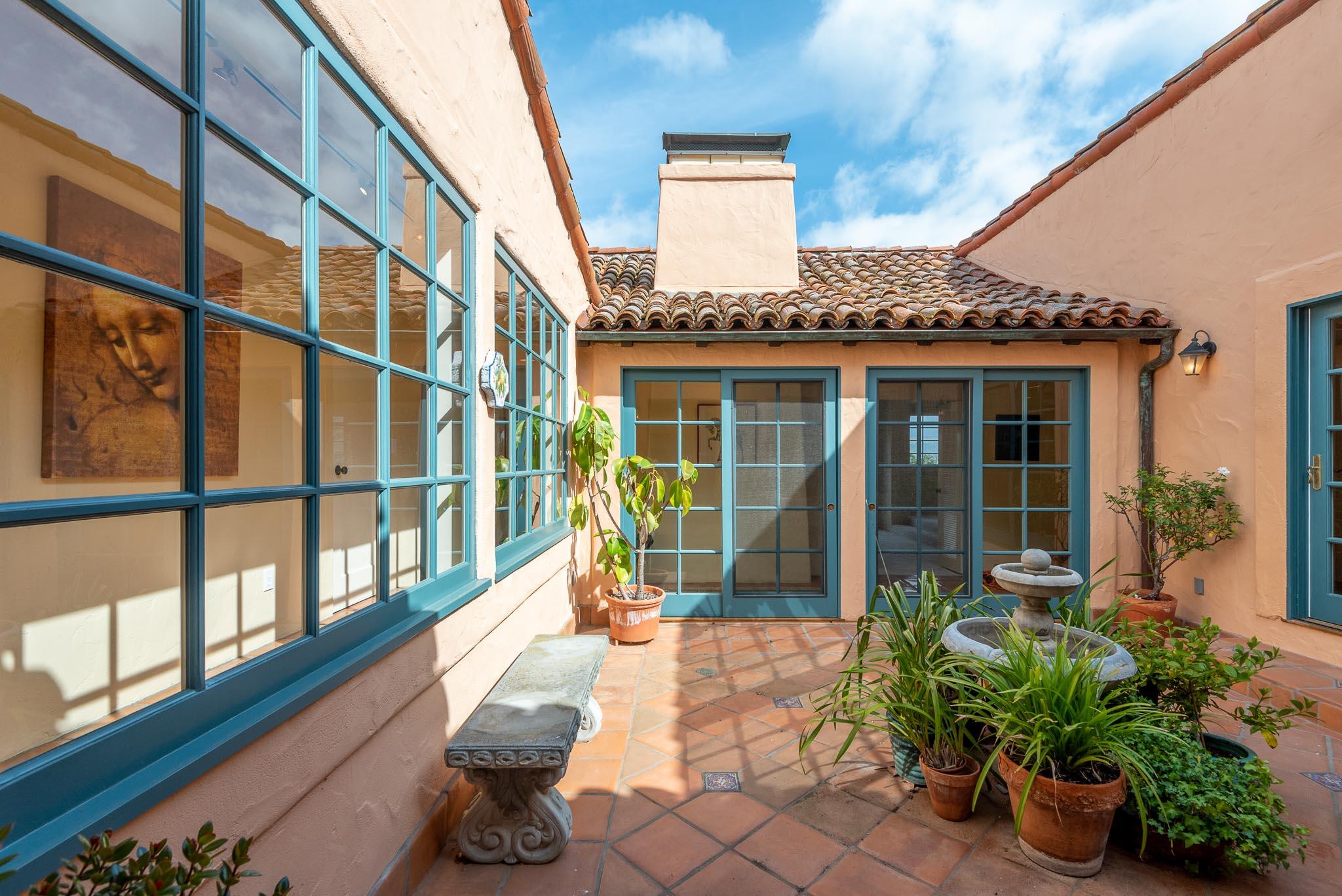 4035 Ramitas Road Santa Barbara, CA 93110 - Photo 6 of 34 Courtyard