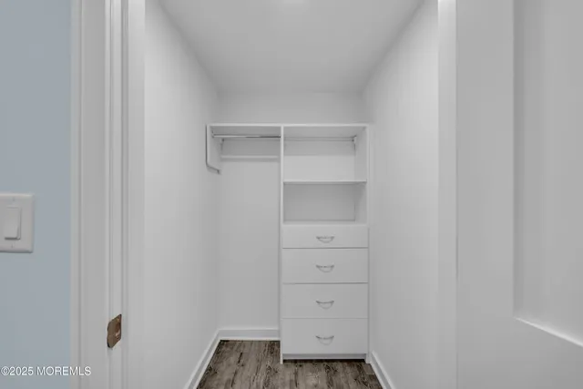 a view of walk in closet