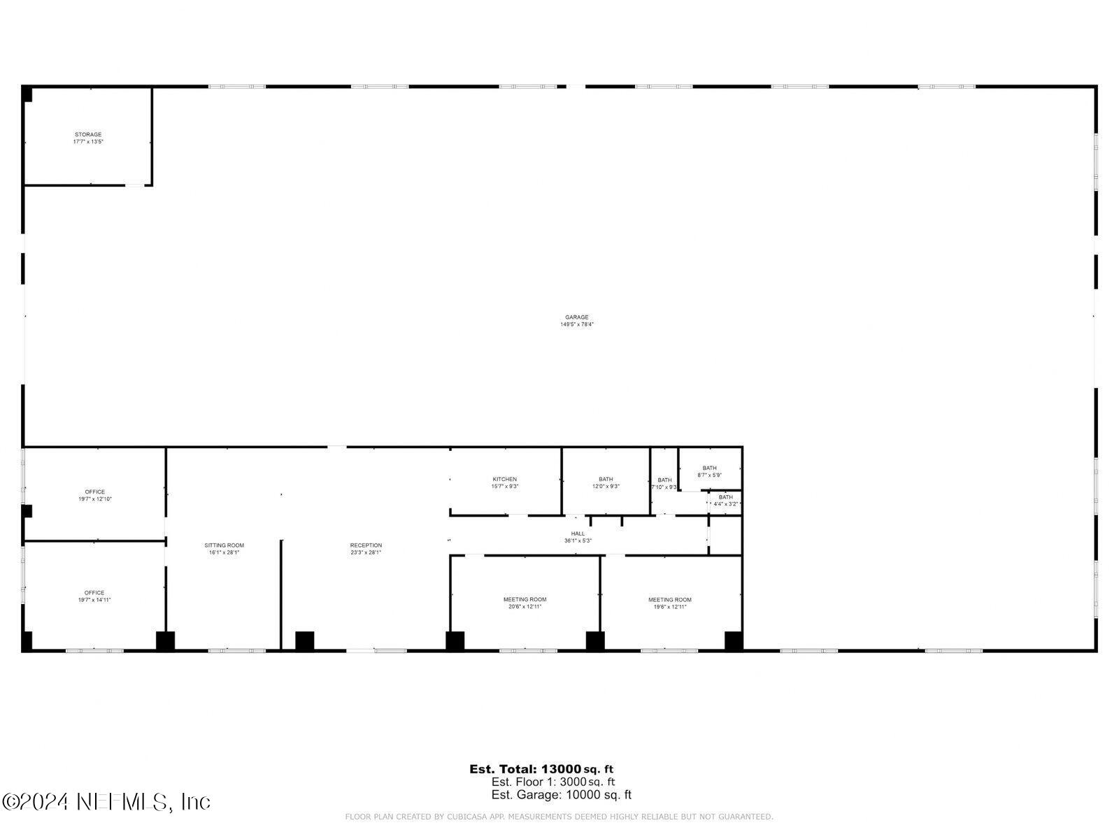6255 Colbert Lane Flagler Beach, FL 32136 - Photo 16 of 16 a black and white photo of a living room