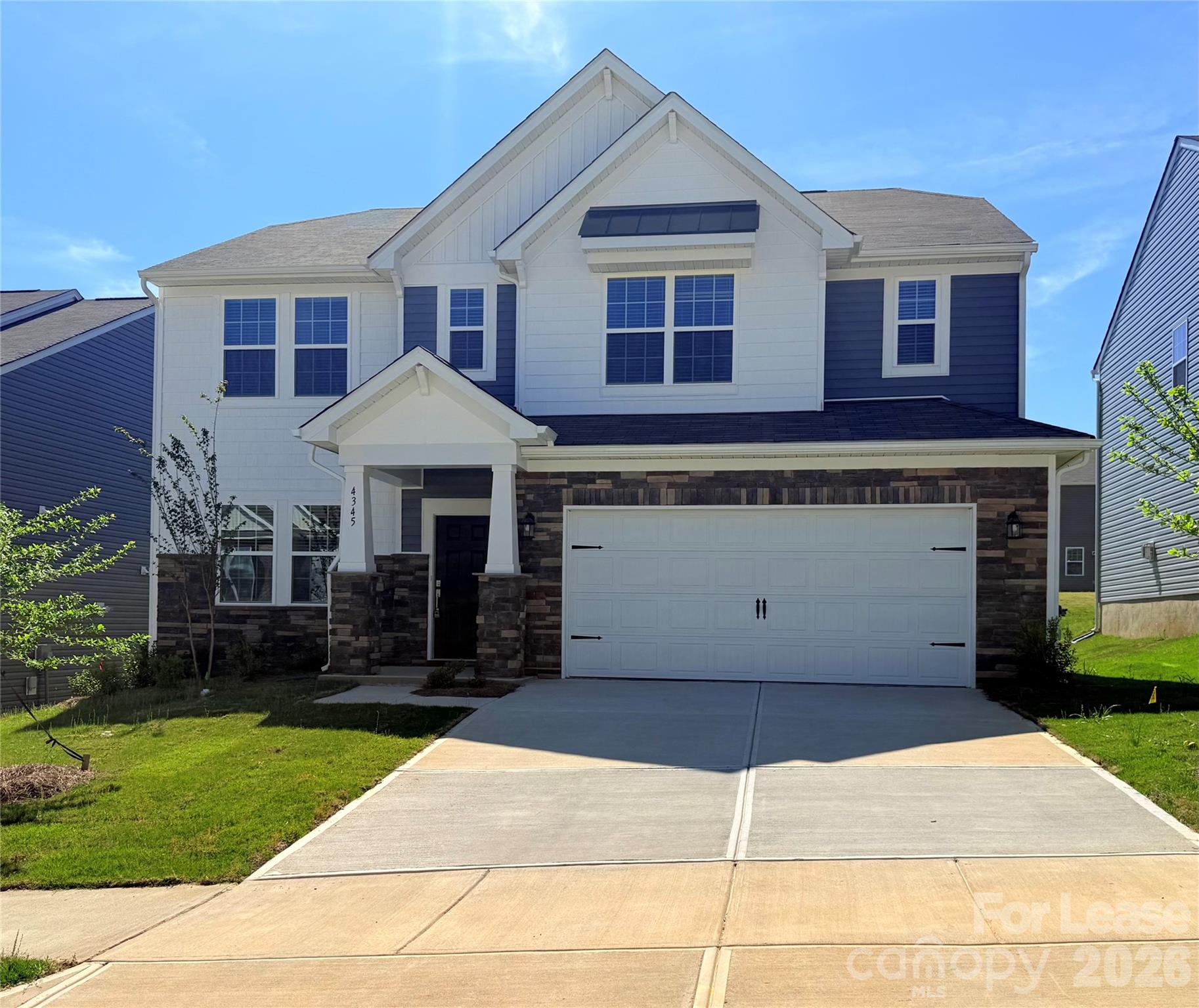 4345 Shimmering Stone Way Maiden, NC 28650 - Photo 1 of 27 a front view of a house with yard