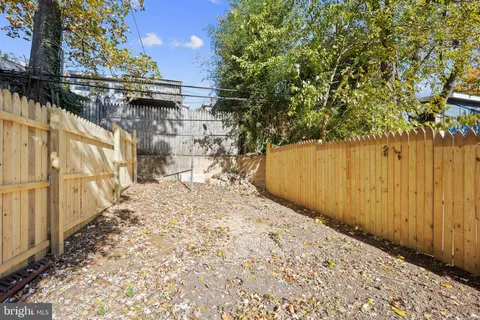 a view of wooden fence