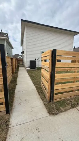 a view of outdoor space and deck