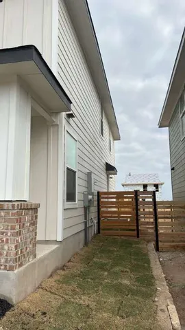 a view of outdoor space and deck