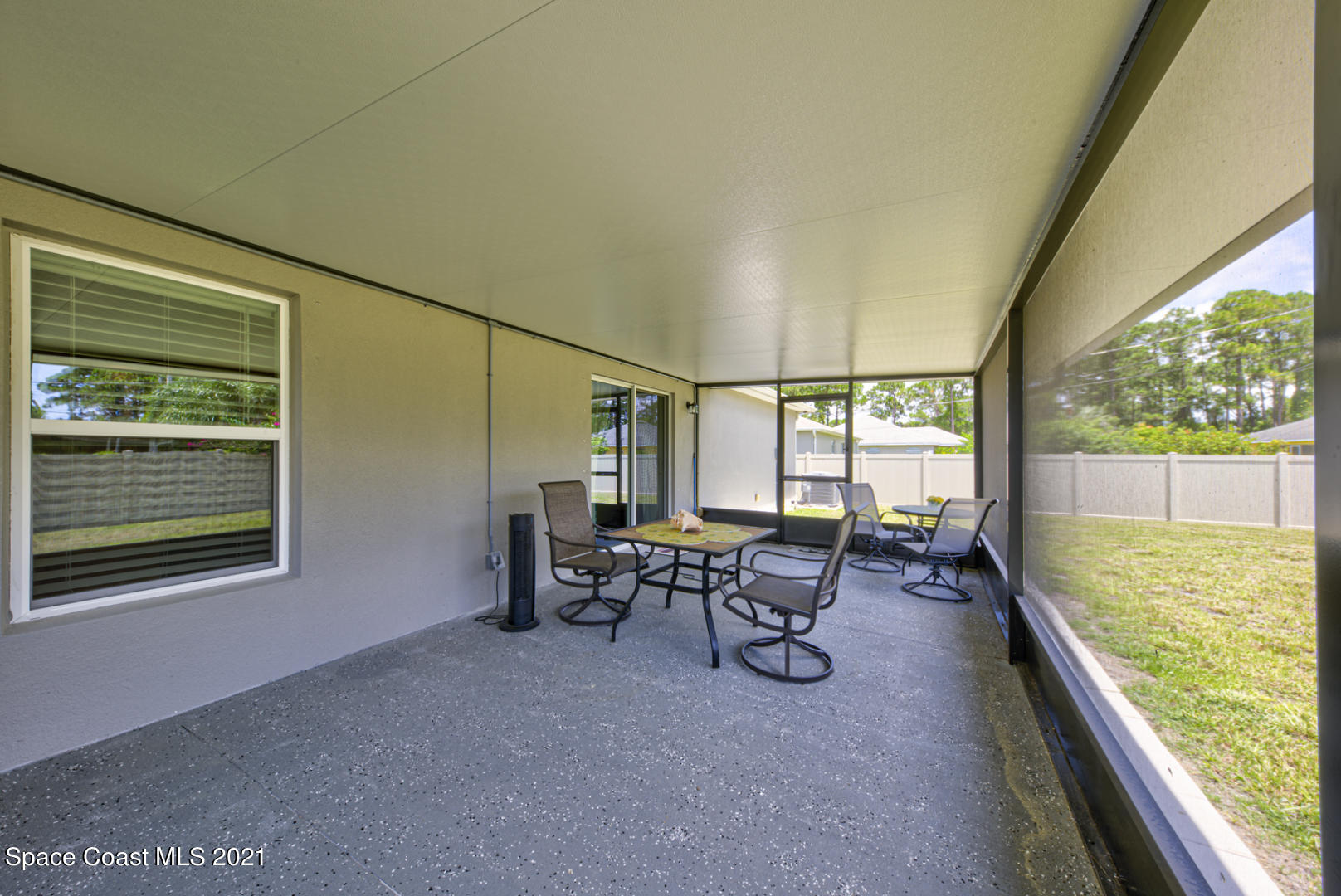 999 Commerce Road Southeast Palm Bay, FL 32909 - Photo 43 of 48 screened in back porch