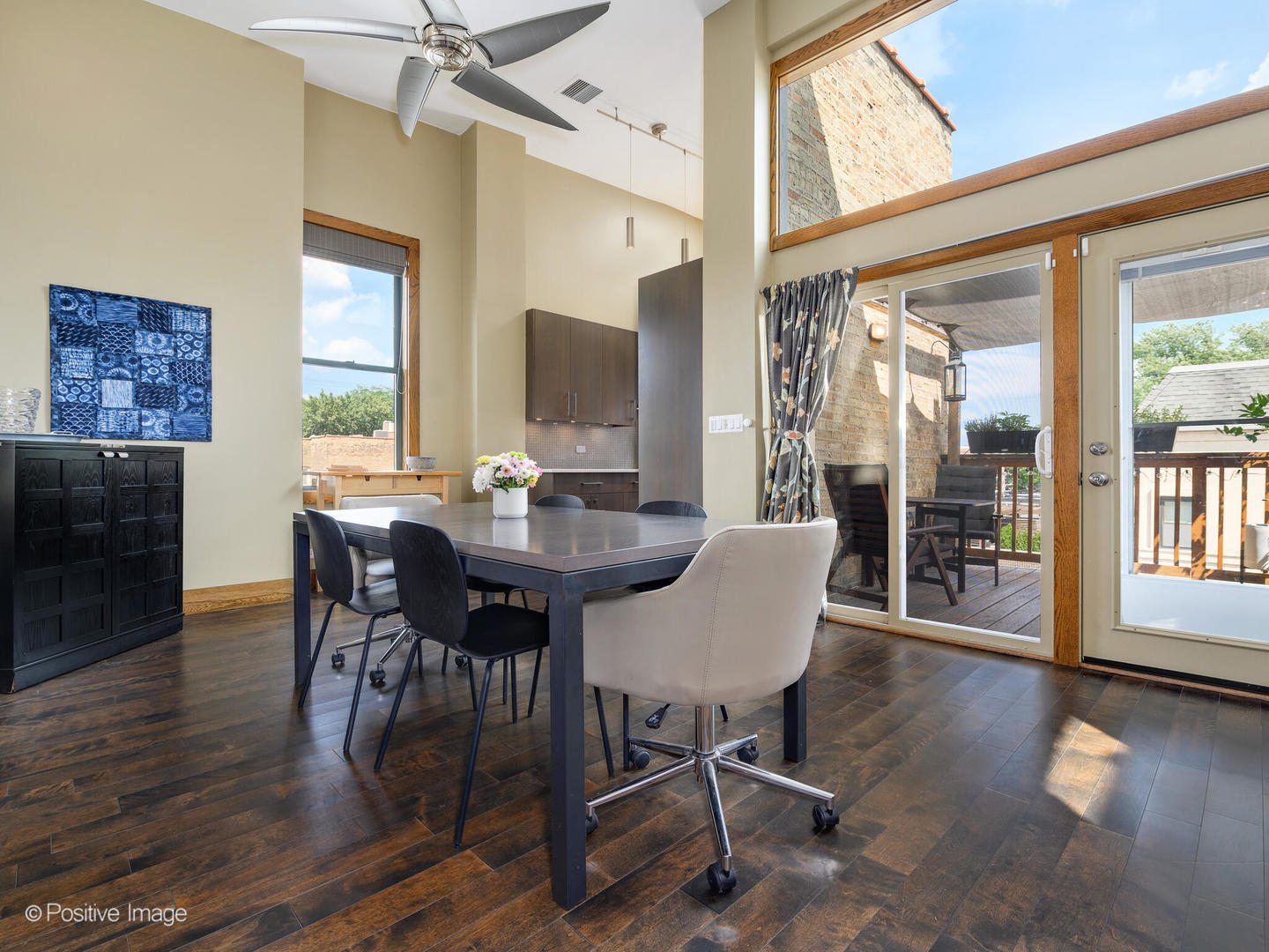 2543 North Racine Avenue, Unit 3N Chicago, IL 60614 - Photo 11 of 25 a view of a dining room with furniture window and wooden floor