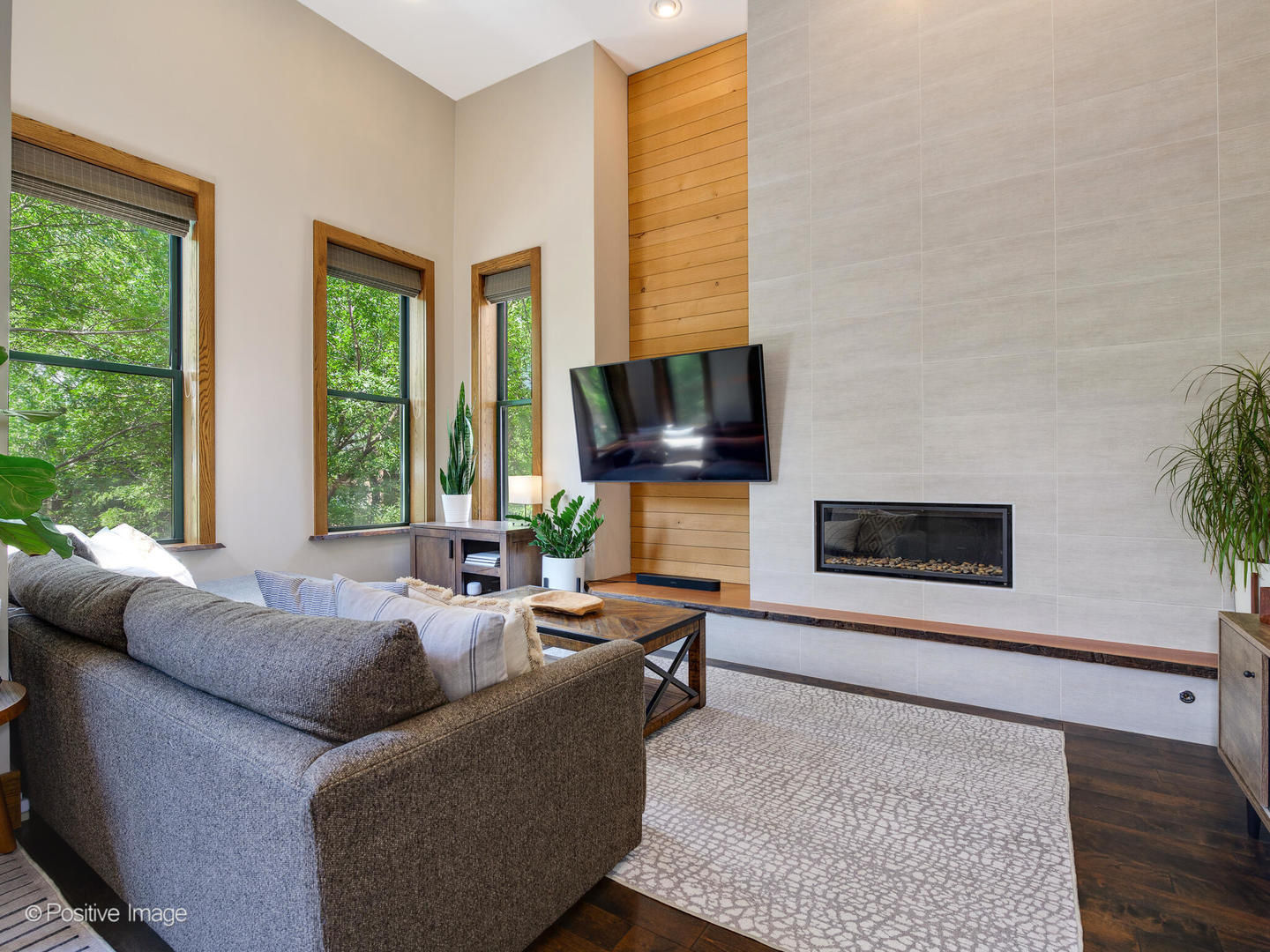 2543 North Racine Avenue, Unit 3N Chicago, IL 60614 - Photo 4 of 25 a living room with furniture and a flat screen tv