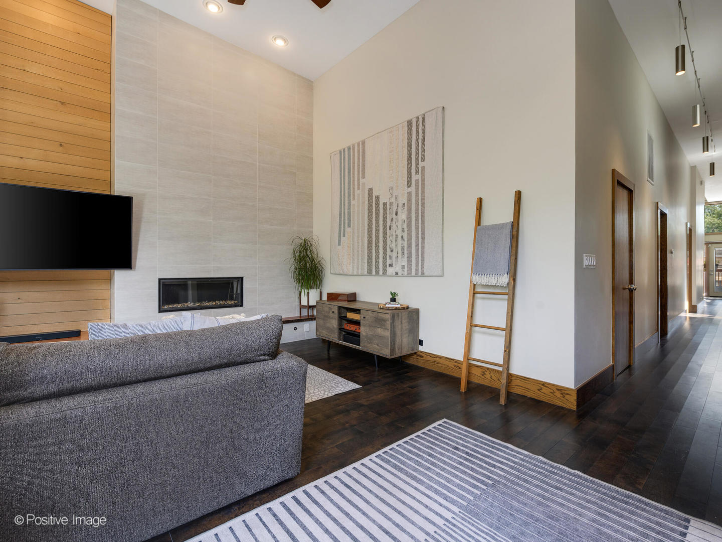 2543 North Racine Avenue, Unit 3N Chicago, IL 60614 - Photo 10 of 25 a living room with furniture and a flat screen tv