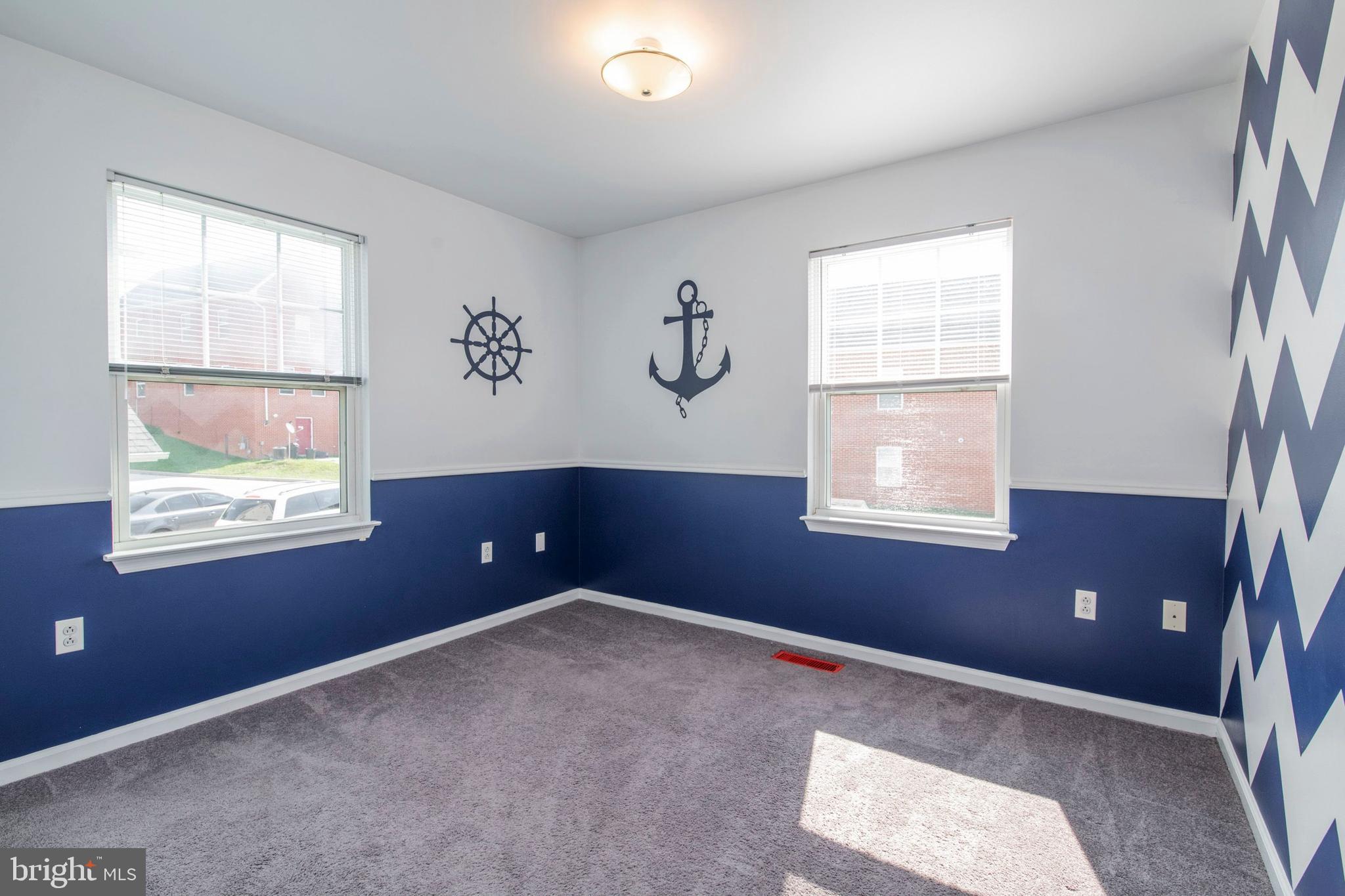 3718 Merrick Road Philadelphia, PA 19129 - Photo 19 of 44 Bedroom 2 w/ Detailed Paint job