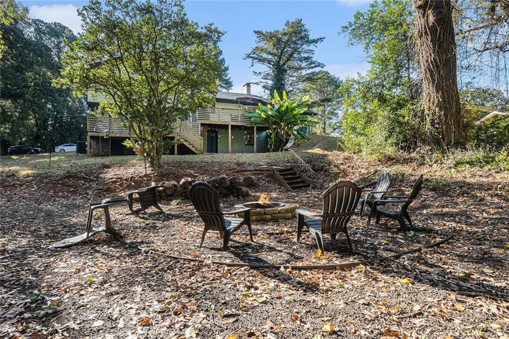 2294 Collier Drive Decatur, GA 30032 - Photo 21 of 31 a view of a yard with a sitting area