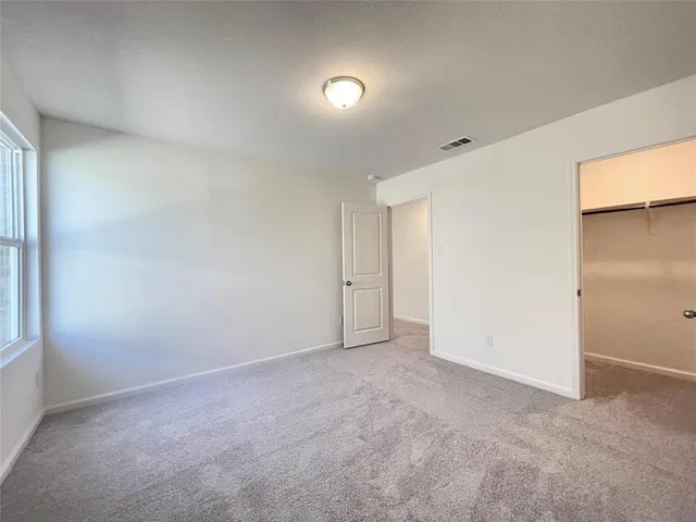 a room with a workspace