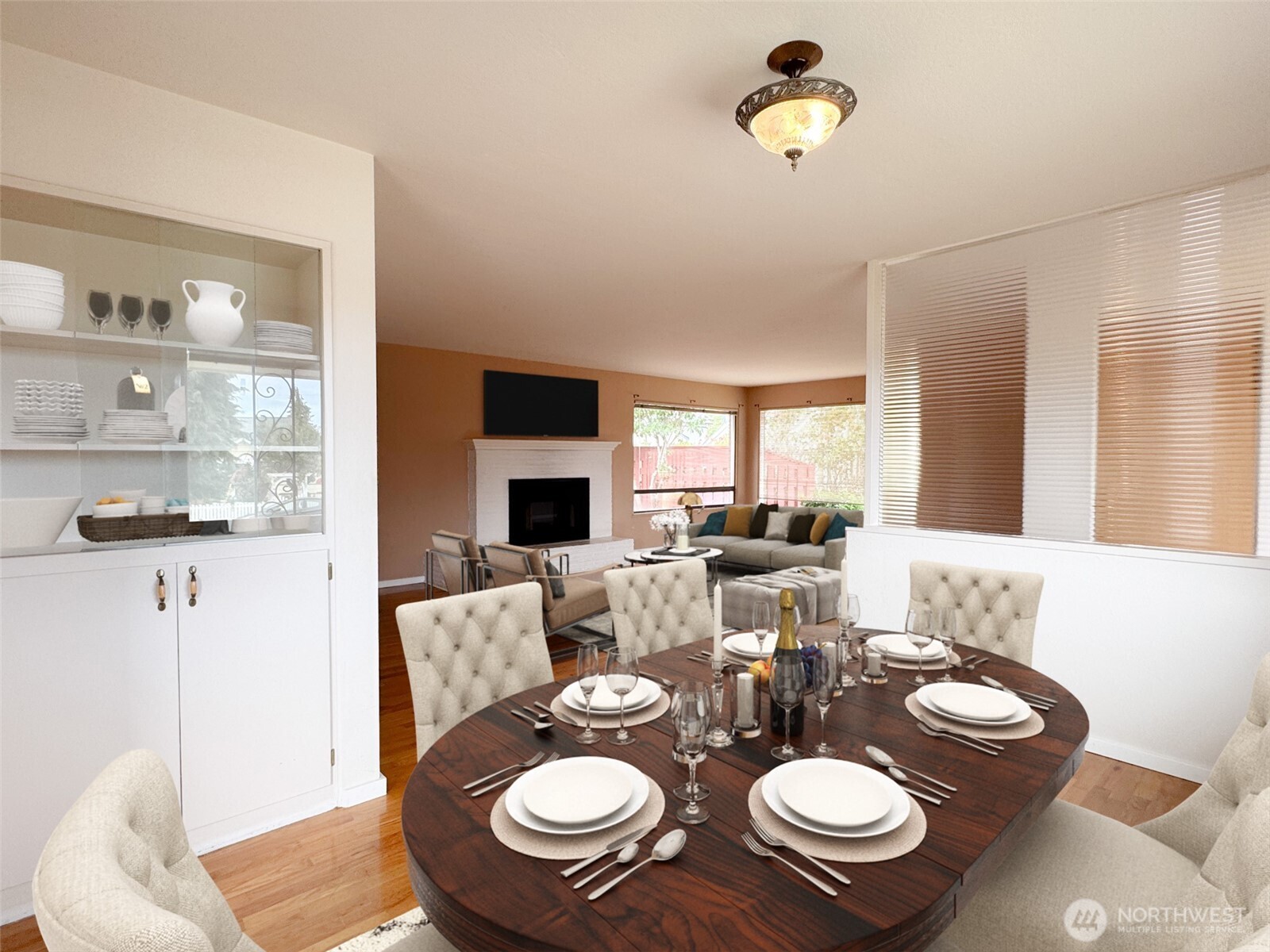 126 West 6th Street Port Angeles, WA 98362 - Photo 6 of 40 a dining room with furniture and a window