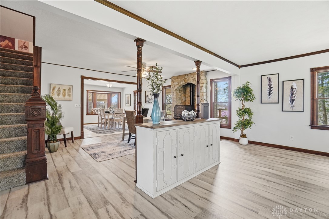 7553 Coffin Station Road Springfield, OH 45502 - Photo 30 of 95 This inviting interior features elegant wooden accents and an abundance of natural light.