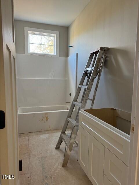144 Squirrel Path Way Roxboro, NC 27574 - Photo 5 of 9 a bathroom with a sink and a shower