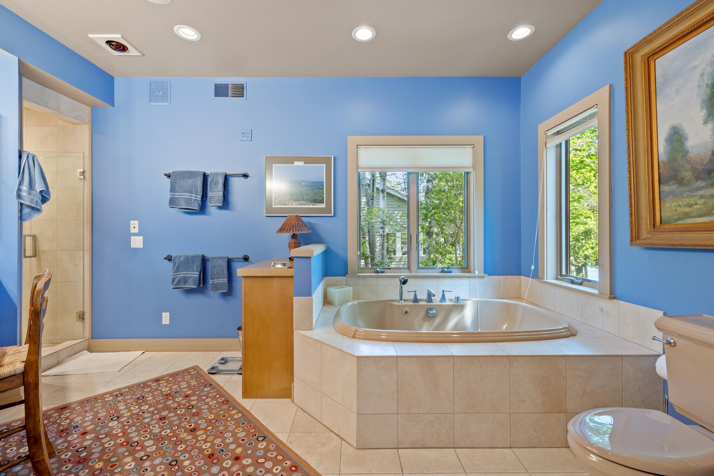 N7951 Lakeside Park Road Rhine, WI 53020 - Photo 21 of 74 Primary bath with soaking tub