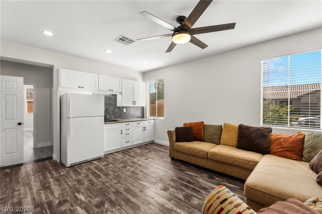 5601 Rocky Ravine Avenue Las Vegas, NV 89131 - Photo 26 of 71 Down stairs Next-Gen Suite With Living Room & Kitchenette