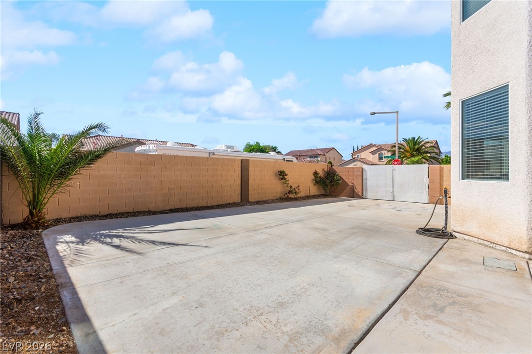 5601 Rocky Ravine Avenue Las Vegas, NV 89131 - Photo 9 of 71 View of RV fenced backyard