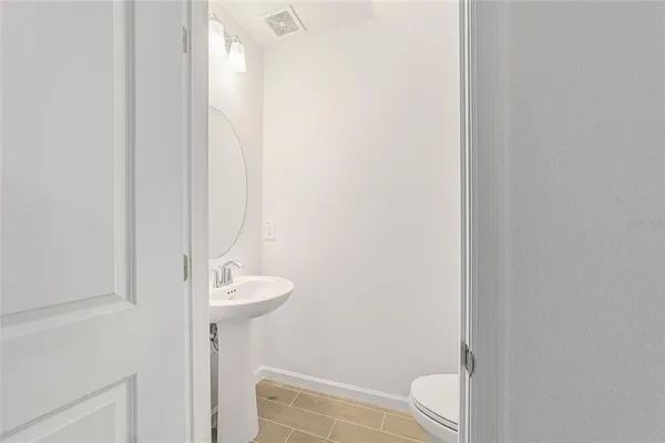 a view of empty room