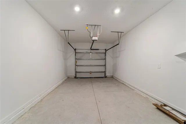 a view of a porch and garden