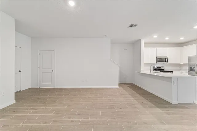 a view of empty room