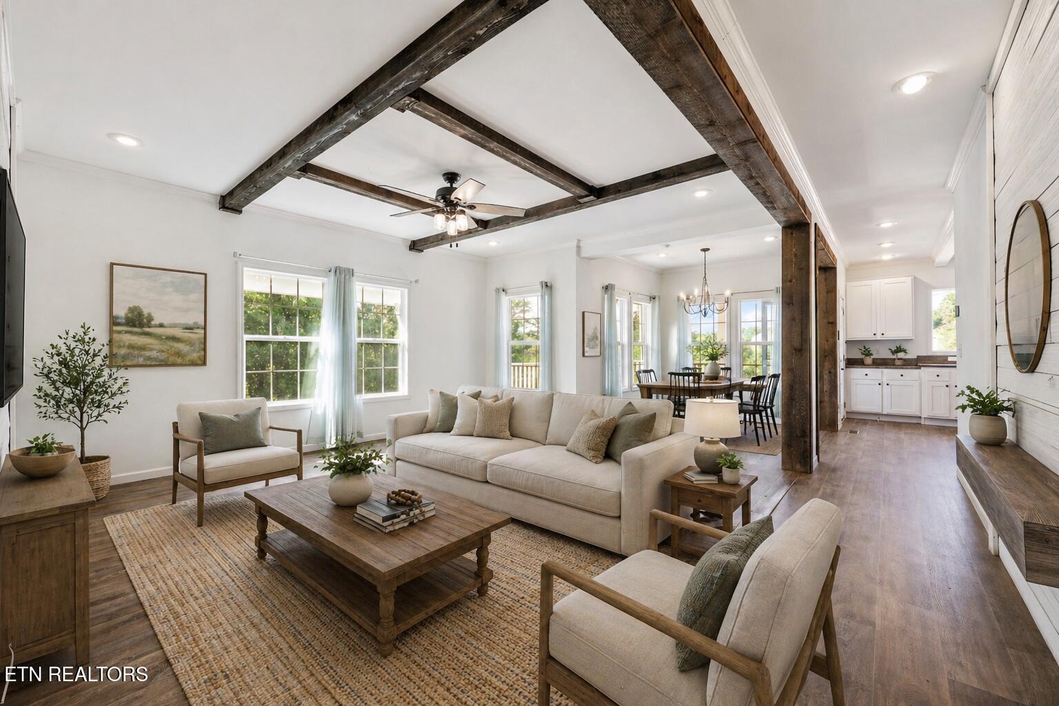 4323 McKamey Road Knoxville, TN 37921 - Photo 2 of 29 Bright Living Room with Natural Light