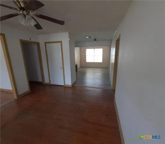 a view of hallway with window