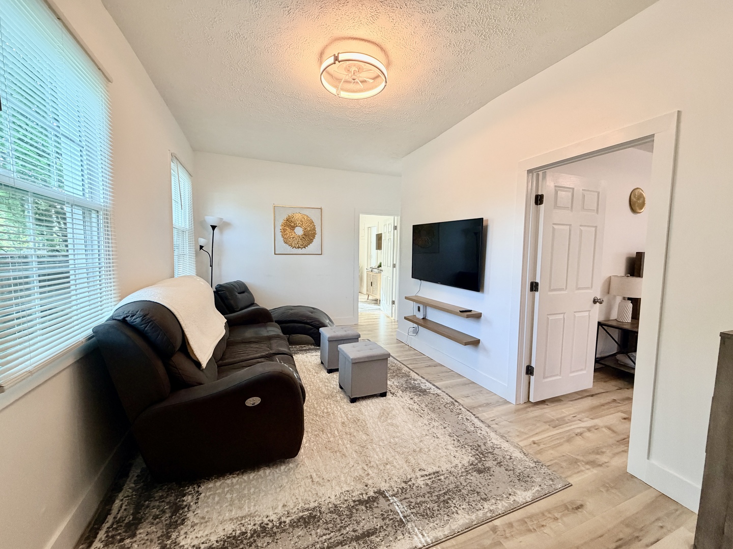 1112 Ophia Street Metropolis, IL 62960 - Photo 9 of 32 a living room with furniture and a flat screen tv
