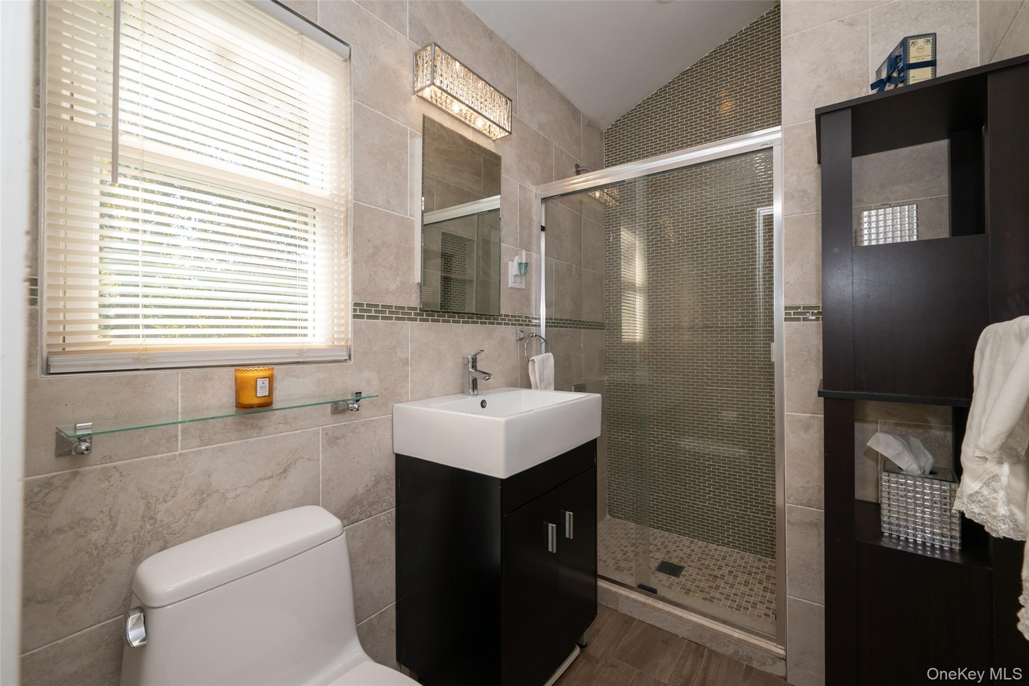 211 Gardner Avenue Jericho, NY 11753 - Photo 19 of 36 a bathroom with a sink a toilet and shower