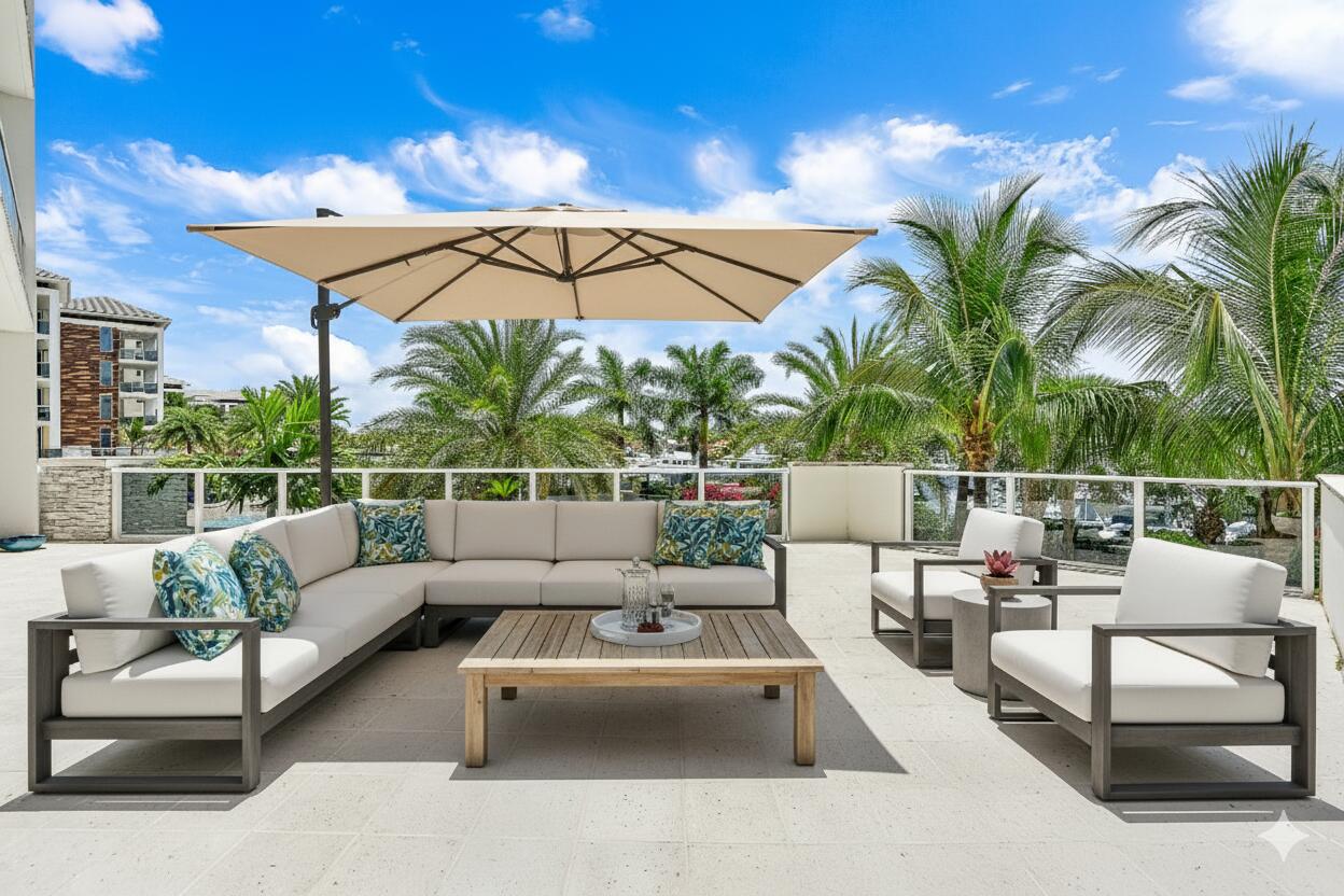 2720 Donald Ross Road, Unit 203 Palm Beach Gardens, FL 33410 - Photo 17 of 35 a view of a terrace with furniture