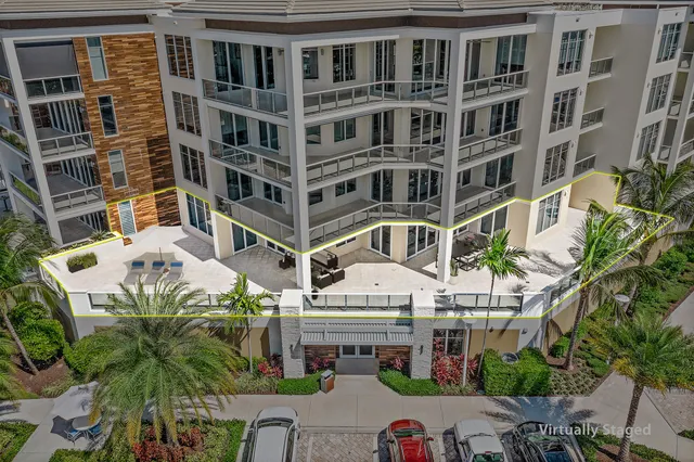 a front view of a building