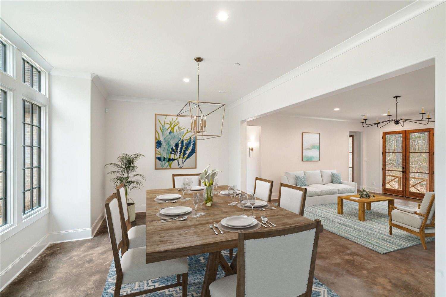 45 Magnolia Cove Piperton, TN 38017 - Photo 11 of 40 a view of a dining room with furniture window and outside view