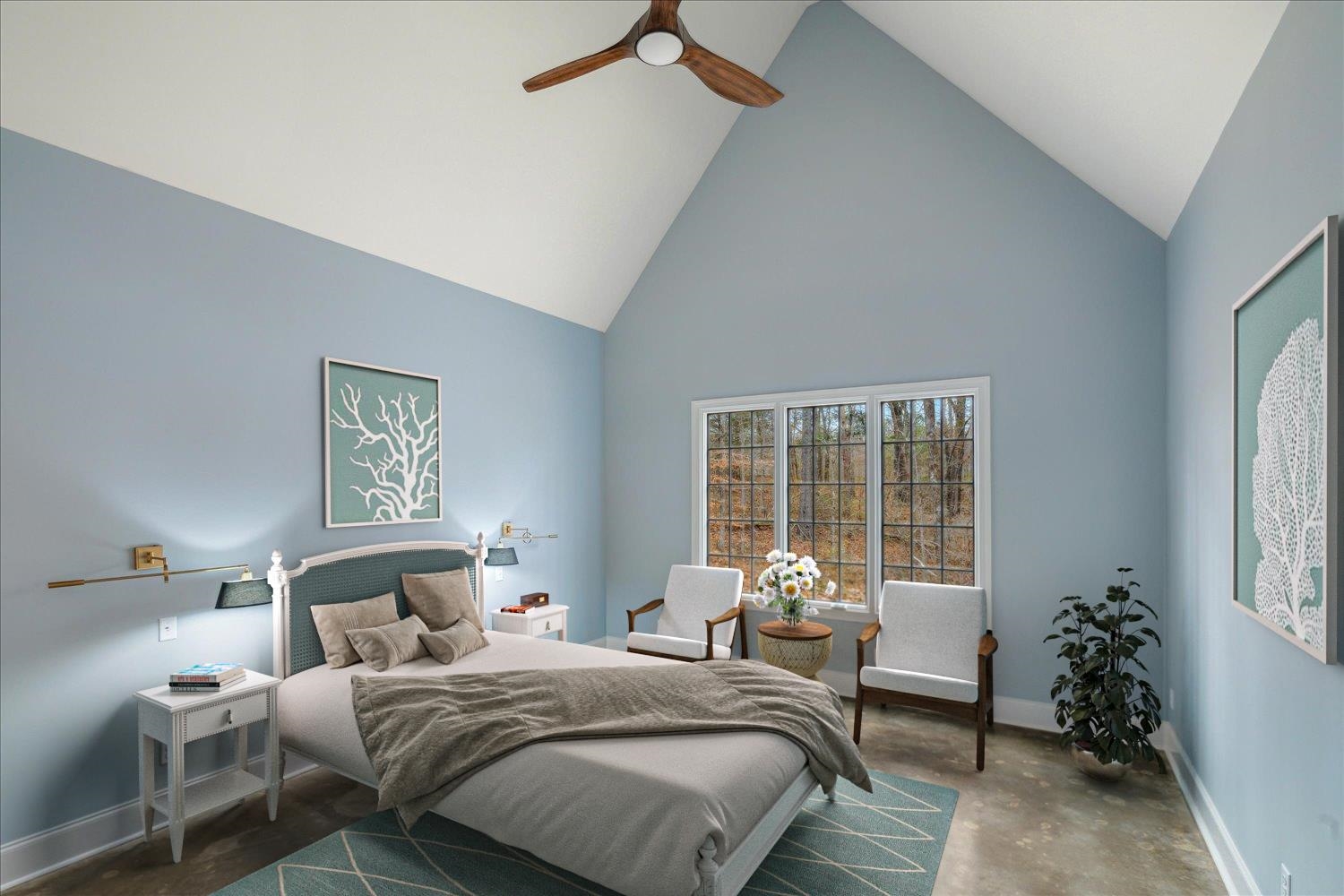 45 Magnolia Cove Piperton, TN 38017 - Photo 23 of 40 a bedroom with a bed and a chair