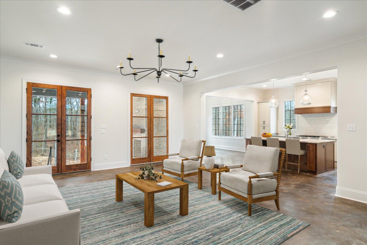 45 Magnolia Cove Piperton, TN 38017 - Photo 7 of 40 a living room with furniture and a fireplace