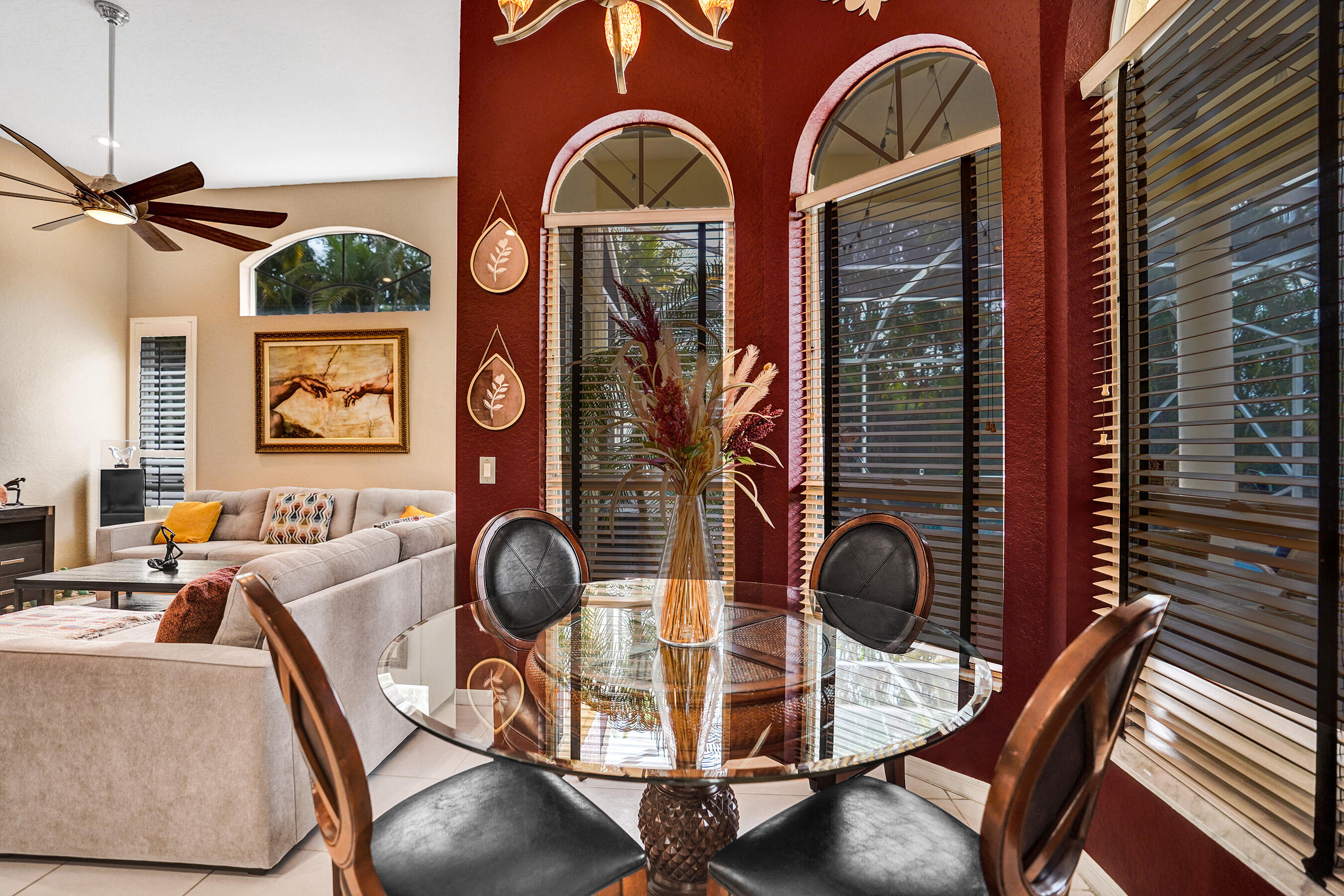 10063 Umberland Place Boca Raton, FL 33428 - Photo 18 of 97 a view of entryway with wooden floor and windows