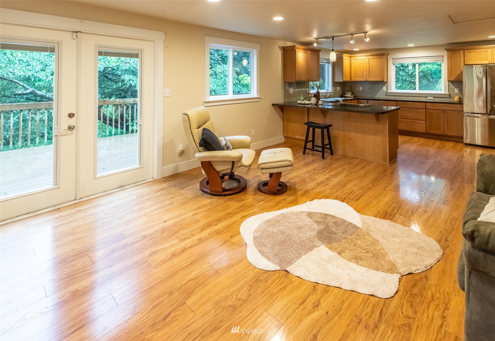 8691 Weidkamp Road Lynden, WA 98264 - Photo 22 of 39 a view of kitchen with dining table and chairs