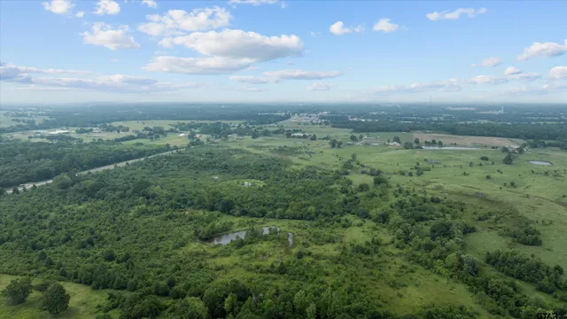 a view of a big yard with lots of green space and mountain view