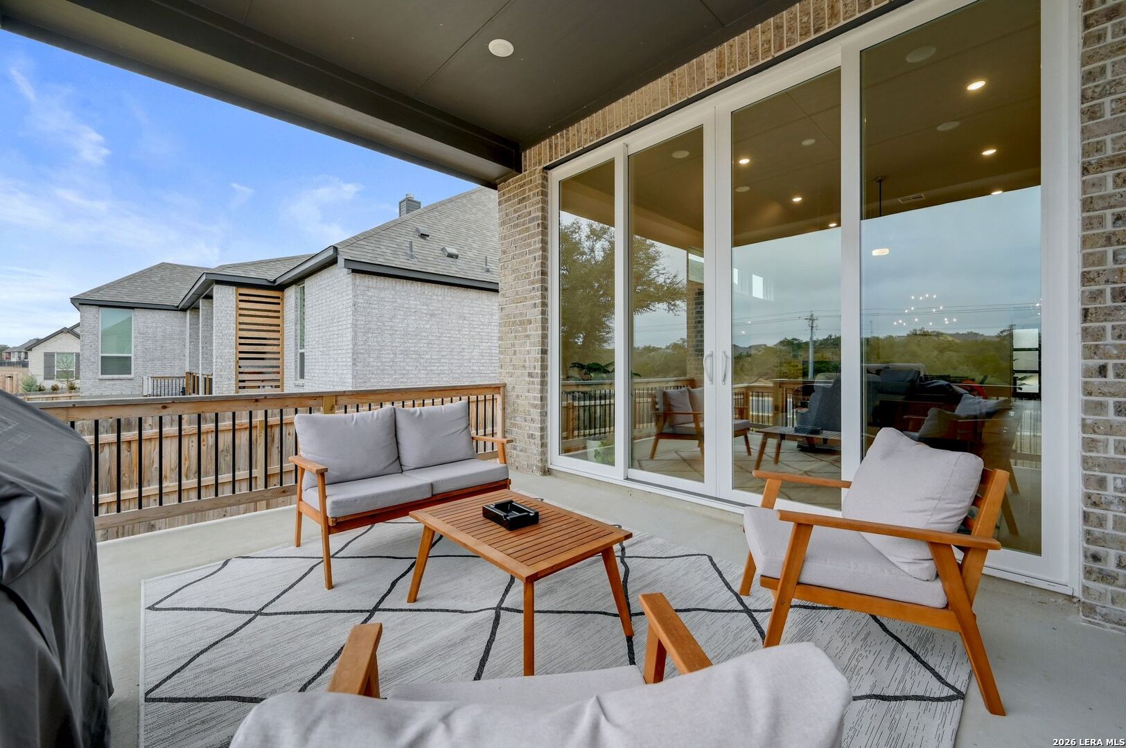 1410 Lytham Bulverde, TX 78163 - Photo 29 of 35 a balcony with table and chairs
