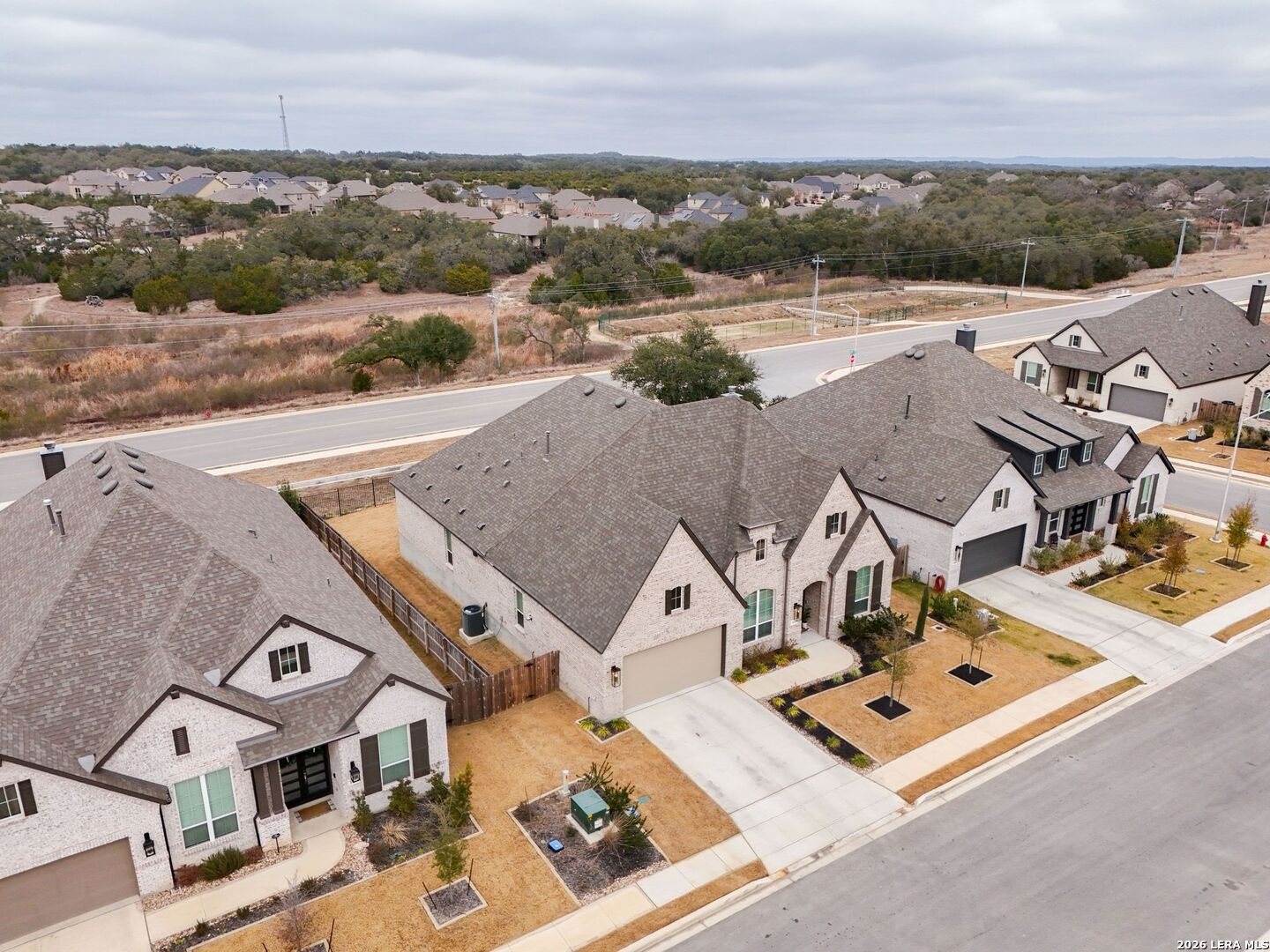 1410 Lytham Bulverde, TX 78163 - Photo 33 of 35 an aerial view of residential houses with outdoor space