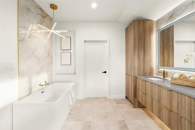 a view of a patio with couches and pool