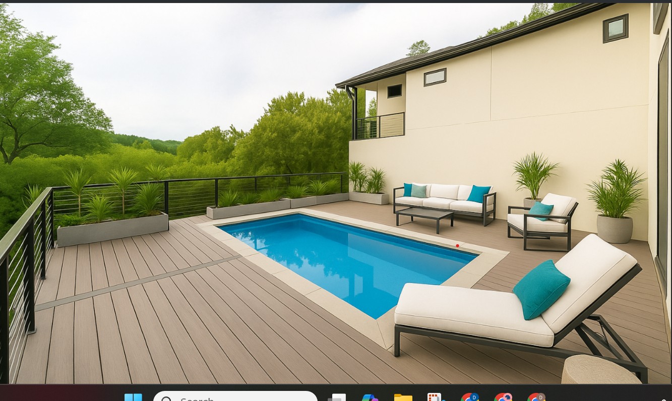 620 Bermuda Street Lakeway, TX 78734 - Photo 21 of 36 Optional plunge pool with an outdoor living space for entertaining.
Decking is already engineered with metal reinforcement