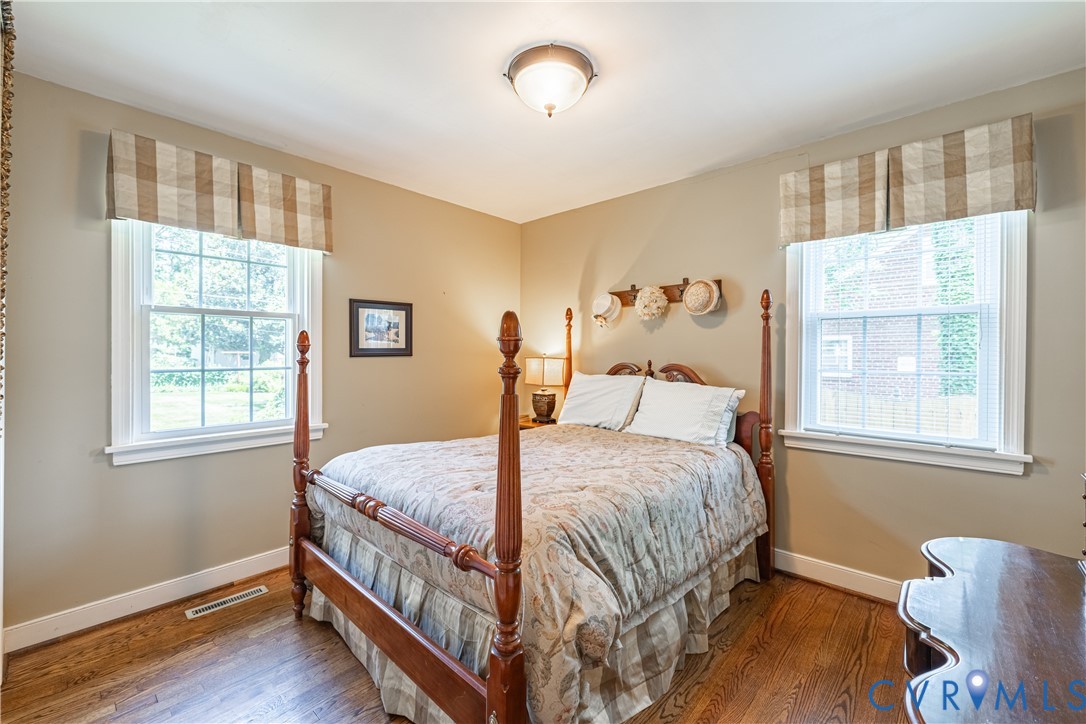1107 Ridgecrest Drive Henrico, VA 23229 - Photo 17 of 26 Second bedroom featuring hardwood flooring, neutra