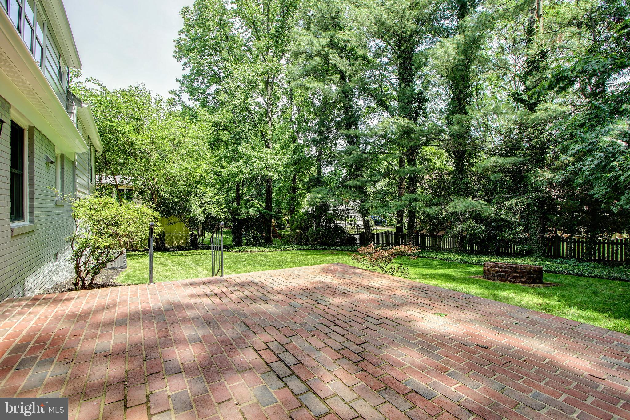 8403 Riverside Road Alexandria, VA 22308 - Photo 43 of 52 Outdoor Brick Patio Ideal for Entertaining