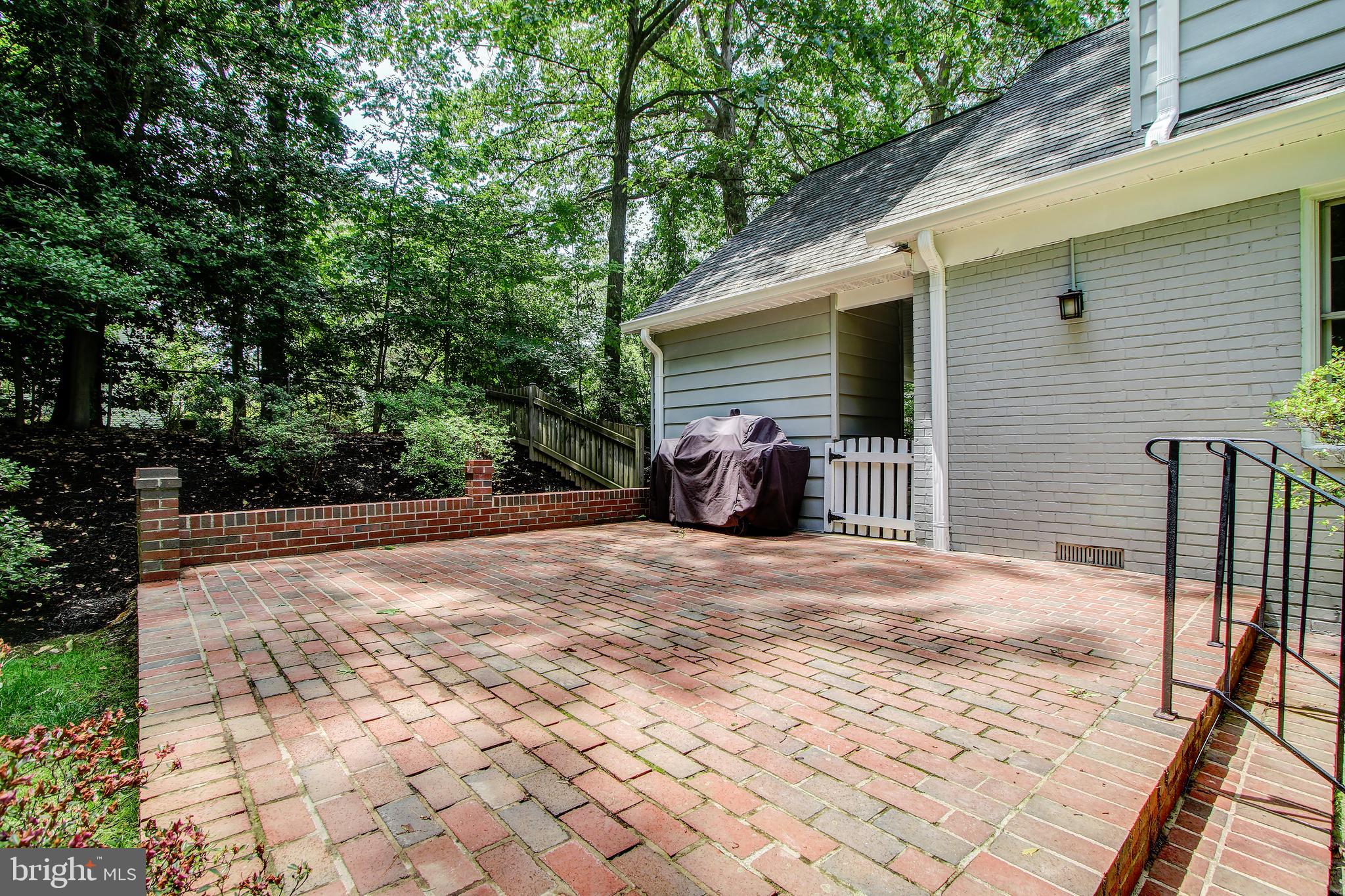 8403 Riverside Road Alexandria, VA 22308 - Photo 44 of 52 Patio with Easy Access to Carport and Main Level