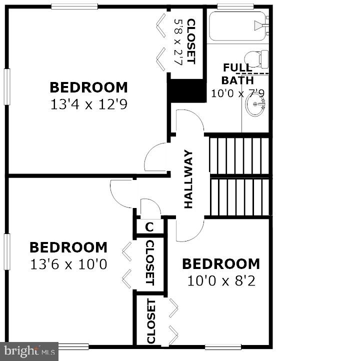 8403 Riverside Road Alexandria, VA 22308 - Photo 49 of 52 Floor Plan/Upper Level 1 (Dimensions Approximate)